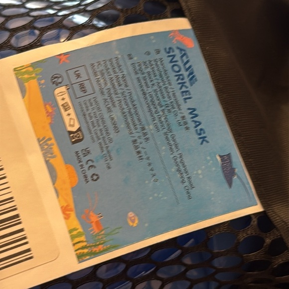 Acure Kids Beginners Blue Snorkel Mask - Picture 4 of 8
